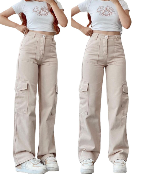 Women's: Fashionable All-matching Three-dimensional Jeans - Image 2