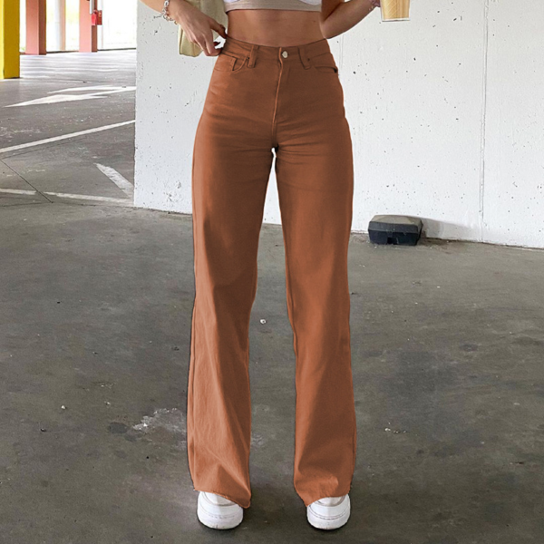 Spice Girl: Style High Waist Slim Jeans Bell Bottoms - Image 2