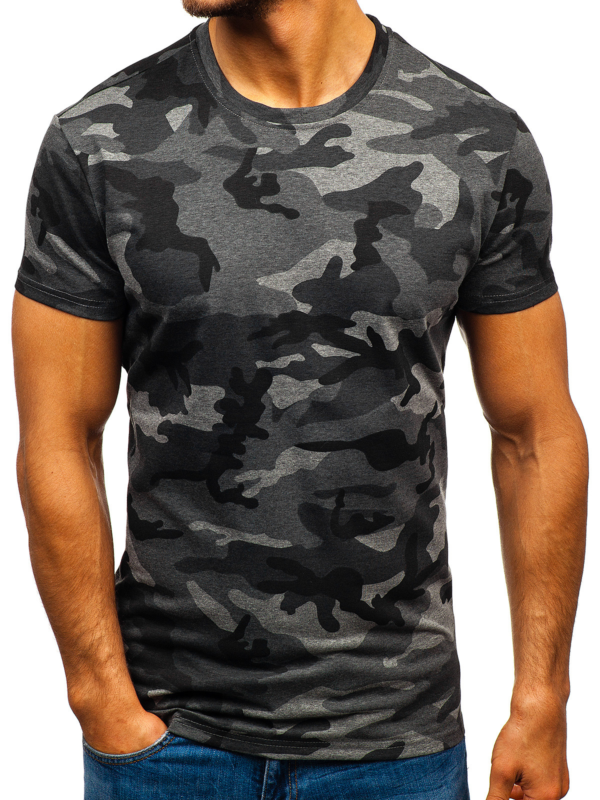 Digital Printing Camouflage Round Neck Casual Short Sleeve - Image 6